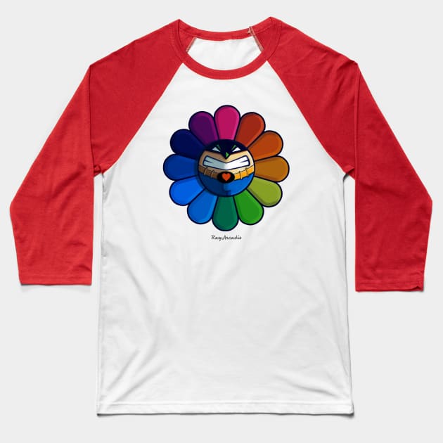 Mr. H3ro Flower Baseball T-Shirt by inshapeuniverse